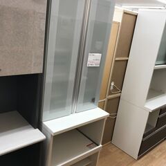 ☆ジモティ割あり☆ 高橋木工 食器棚 ホワイト H200×W60×D51 クリーニング