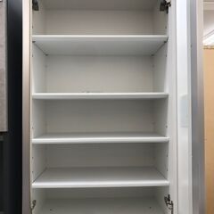 ☆ジモティ割あり☆ 高橋木工 食器棚 ホワイト H200×W60×D51 クリーニング