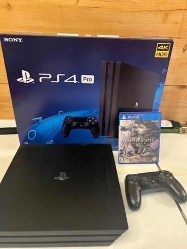 【売り切れ】PS4pro CUH-7100BB01 1TB＋MHW