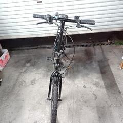 自転車　中古　折りたたみ自転車　HUMMER　2020年製　外装6段変速　フロントライト付き　タイヤ20インチ　カラーブラック