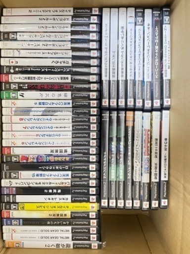 【お渡し者決定済み】PS2ソフト53本まとめて…。