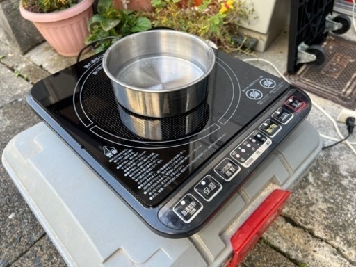 山善　卓上IH調理器　2019年モデル