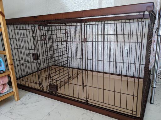 ペティオ　犬用木製サークル