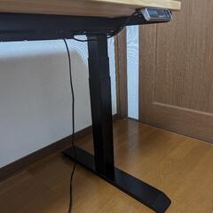 桧　電動昇降デスク
