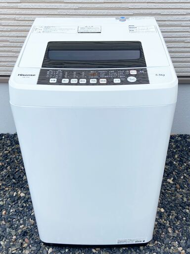 【受渡者決定】ハイセンス 洗濯機 5.5kg 2019年製