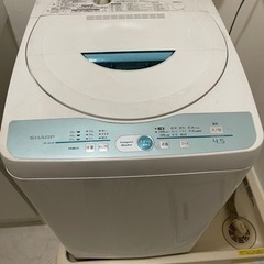 決めました[取りに来られる方限定]2011年製　シャープ洗濯機4...