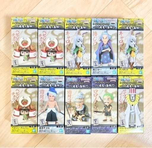 ワンピース ワールドコレクタブル ONE PIECE ワーコレ 鬼ヶ島 10点
