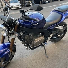 【ネット決済】バイク　単気筒　HYOSUNG GT250 外車　ブルー
