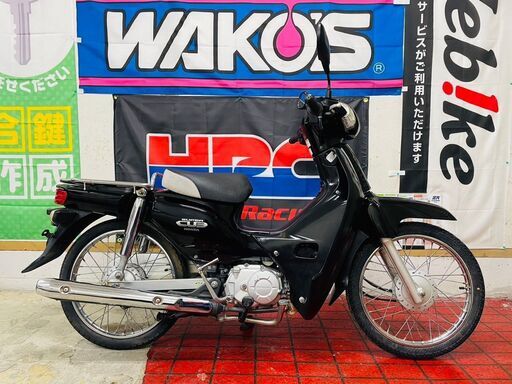 実動】ホンダ スーパーカブ50 AA04 黒 PGM-Fi 4速セル付エンジン
