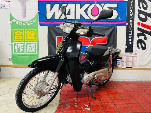 【実動】ホンダ スーパーカブ50 AA04 黒 PGM-Fi 4速セル付エンジン 配送可 千葉県木更津市発