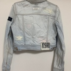 DOUBLE STANDARD ダメージ加工 デニムジャケット 38