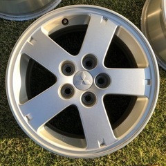 デリカD5の純正ホイール-ワコールディアセットアップ