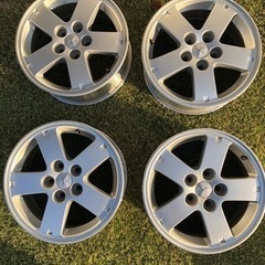 デリカD5の純正ホイール-ワコールディアセットアップ