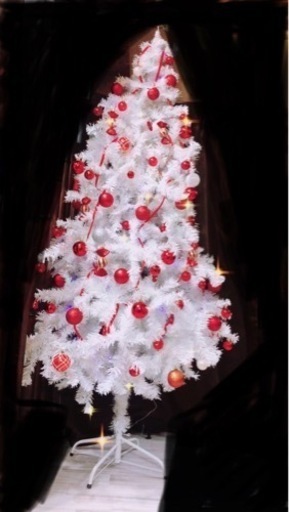 ＊210cmホワイトクリスマスツリー＊