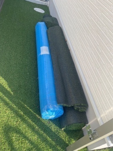 人工芝 ロール 未使用品 防草加工 おまけつき