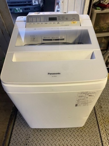 北九州市内配送無料　保証付き　2018年　Panasonic　パナソニック　8.0㎏ 洗濯機　NA-F8AE6