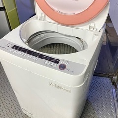 北九州市内配送無料 保証付き シャープ SHARP ES-GE60P-P [全自動洗濯 