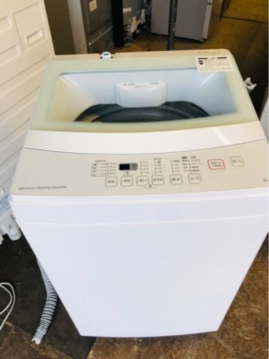 北九州市内配送無料　保証付き　2019年　6kg全自動洗濯機(NTR60 ホワイト)