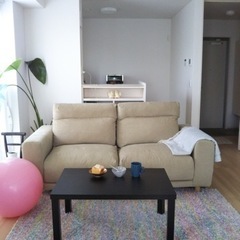 無印良品 ソファ ヘッドレスト、カバー付き