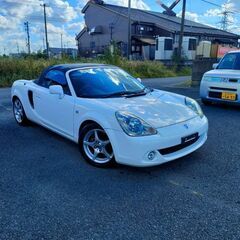 トヨタ　オープンカー　MR-S　白　キレイな車です。　