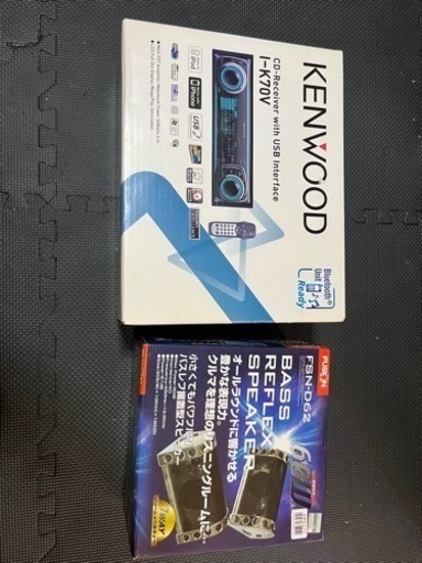 KENWOOD デッキ FUSIONスピーカー売ります KENWOOD（カーオーディオ 