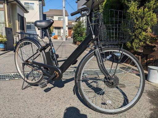 サイモト EVA 26インチ 電動アシスト自転車 EB5.8-FV-B260ALR-B 鍵、充電器、バッテリーあり。 狭山市引取限定 サイモト EVA 26インチ 電動アシスト自転車 EB5.8-FV-B260ALR-B 鍵