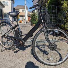 サイモト EVA 26インチ 電動アシスト自転車 EB5.8-FV-B260ALR-B 鍵、充電器、バッテリーあり。 狭山市引取限定