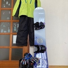 小学高学年、中学生デビュースノーボードフルセット140cm