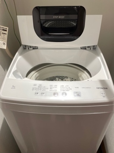 2022製　HITACHI 5kg洗濯機※取りに来れる方