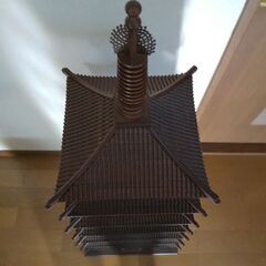 黒檀七重の塔 120cm