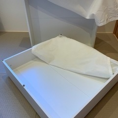 IKEA VARDO（ヴァルドー） ベッド下収納 ホワイト 2個セット