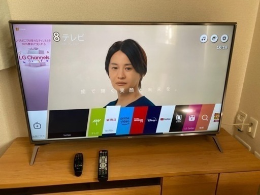 LG 液晶テレビ　49型　4Kチューナー内蔵　（取引中)