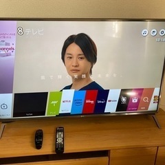LG 液晶テレビ　49型　4Kチューナー内蔵　（取引中)