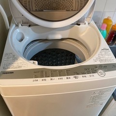 洗濯機　TOSHIBA AW-7GM1(W) 引越しのため譲ります