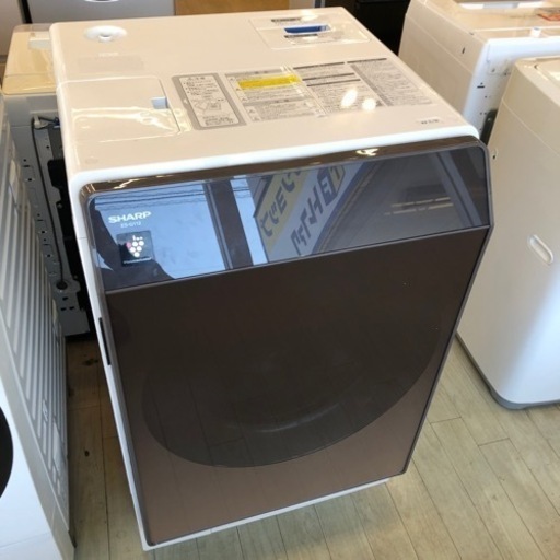 SHARPドラム式洗濯機 ES-G112 2019年製