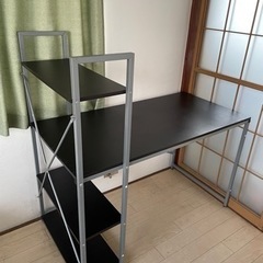 ラック一体型デスク