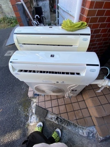 今日限り！激安1.7万円プラズマクラスター エアコン 2台セット サイズ違い