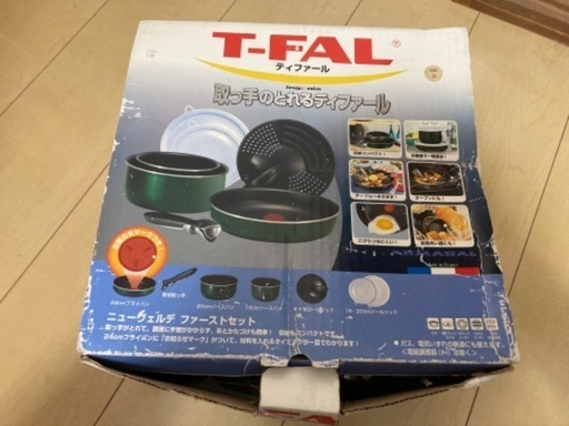 未使用品】ティファール 鍋 フライパンセット 9点セット ガス火専用