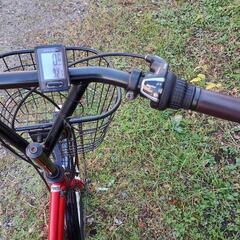 ★極美品★アサヒ bright day206★20インチ ミニベロ★外装6段★LEDオート/レッド★ cateye vero9付！