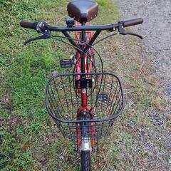 ★極美品★アサヒ bright day206★20インチ ミニベロ★外装6段★LEDオート/レッド★ cateye vero9付！