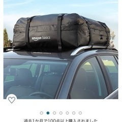 【0円】Amazonベーシック　ルーフトップカーゴバック　容量425L