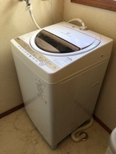 洗濯機 TOSHIBA 東芝 簡易乾燥機能付洗濯機 7.0kg 2022年製 AW-7GM1(W) 全自動洗濯機 全自動