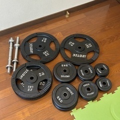 【筋トレ】ベンチプレスセット(計85kg分のプレート付)