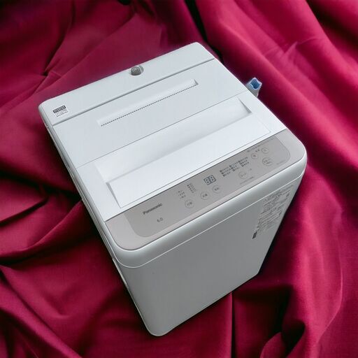 6.0kg 全自動洗濯機 パナソニック 2022年製 R11007 1️⃣