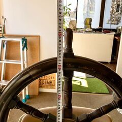 船の梶、インテリアディスプレイとして