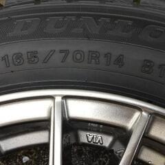 新品同等　スタッドレスタイヤ＆ホイール　4本セット　165/70/R14