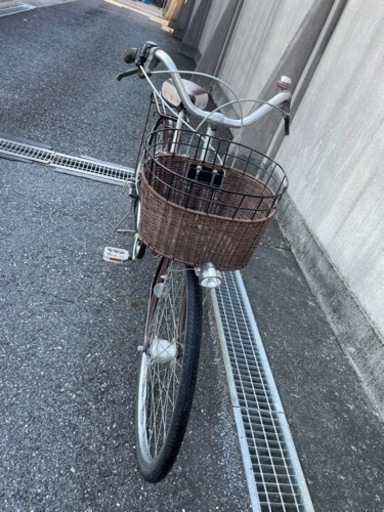 【お譲り先決定】オシャレ仕様の26インチ6段変速自転車　整備済み