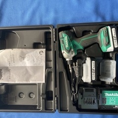 Makitaインパクトドライバー14.4V1.5Ah バッテリー2ケ 型式MTD001Dsx