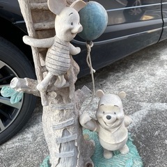 プーさん　置き物　ポスト