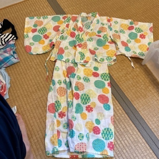 可愛らしいワンピース浴衣 (さるちゃん) 千里山の子供用品の中古 ...